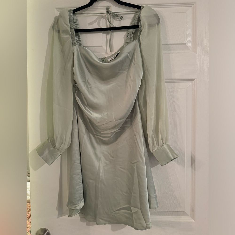 WeWoreWhat gorgeous light green dress. Size small. New with tags.